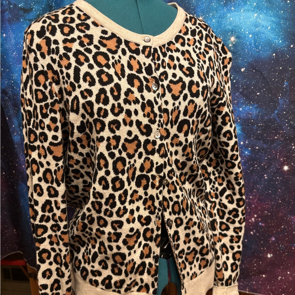 Leopard Print Women's Sweater